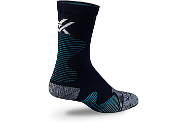 Image of Vortex Pursuit Trail Crew Active Sock - Womens, Navy/Cerulean, S, 122-36-NACS