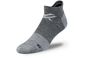 Image of Vortex Pursuit Trail No-Show Active Sock - Mens, Charcoal/Dark Teal, XL, 122-26-CDTXL