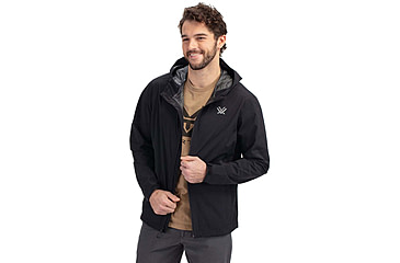 Image of Vortex Rain Jacket - Mens, Large, Black, 123-02-BLKL