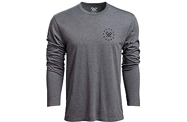 Image of Vortex Salute LS T-Shirt - Mens, Titanium Heather, XL, 222-02-THEXL