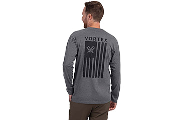 Image of Vortex Salute LS T-Shirt - Mens, Titanium Heather, XL, 222-02-THEXL
