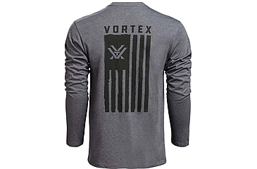 Image of Vortex Salute LS T-Shirt - Mens, Titanium Heather, XL, 222-02-THEXL