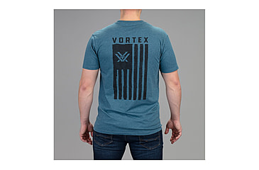 Image of Vortex Salute Short Sleeve T-Shirt - Mens, Blue, Medium, 121-14-SBHM
