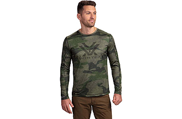 Image of Vortex Sun Slayer Long Sleeve Shirt - Mens, Forest Camo, XL, 121-19-FCAXL