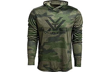 Image of Vortex Sun Slayer LS Hoodie - Mens, Forest Camo, XL, 121-20-FCAXL