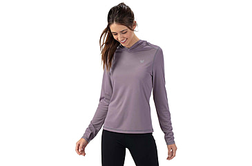 Image of Vortex Sun Slayer LS Hoodie - Womens, Extra Small, Grey Ridge Purple, 121-30-GRRXS