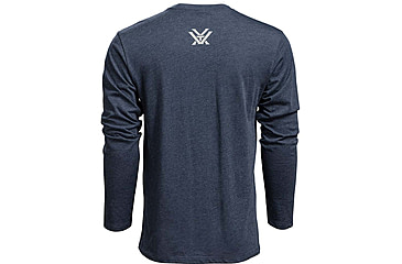 Image of Vortex Three Peaks LS T-Shirt - Mens, Navy Heather, M, 222-01-NAHM