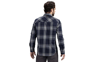 Image of Vortex Trail Call Tech Flannel - Mens, Extra Large, Blue Heather, 221-39-BUHXL