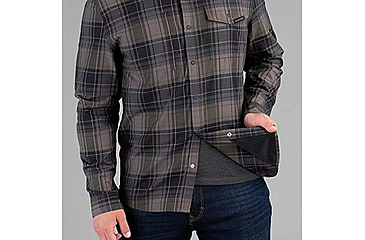 Image of Vortex Trail Call Tech Flannel - Mens, Shadow, L, 221-39-SHAL