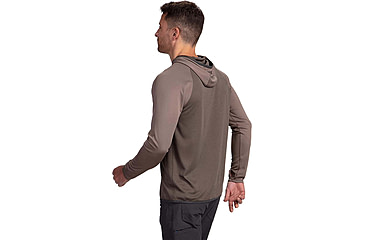 Image of Vortex Weekend Rucker Hooded Long Sleeve - Mens, Peat, L, 121-24-PETL