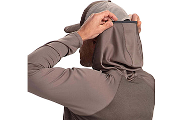 Image of Vortex Weekend Rucker Hooded Long Sleeve - Mens, Peat, L, 121-24-PETL