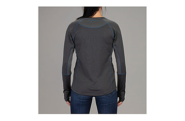 Image of Vortex Weekend Rucker Long Sleeve Top - Womens, Charcoal, Small, 121-26-CHRS