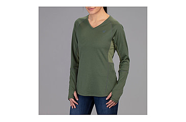 Image of Vortex Weekend Rucker Long Sleeve Top - Womens, Green, Extra Small, 121-26-FNIXS