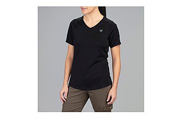 Image of Vortex Weekend Rucker Short Sleeve Top - Womens, Black, Large, 121-25-BLKL