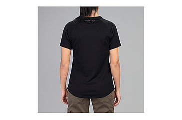 Image of Vortex Weekend Rucker Short Sleeve Top - Womens, Black, Large, 121-25-BLKL