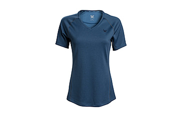 Image of Vortex Weekend Rucker Short Sleeve Top - Womens, Blue, Medium, 121-25-DKBM