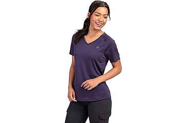 Image of Vortex Weekend Rucker Short Sleeve Tops - Womens, Purple, S, 121-25-PRPS