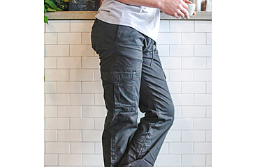 Image of White Duck Cargo Stretch Jogger Pants - Mens, Black, Medium, WD-JPC-BL-02