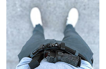 Image of Wilder Tactical Minimalist EDC Belt, Black, Medium 32in-36in, MBEDCBKMD