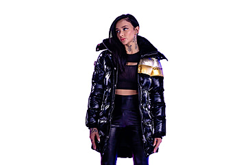 Image of Woodpecker Penguin Long Coat - Women's, Firebird, Small, WPW008-FB-S