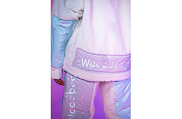 Image of Woodpecker Teddy Fleece Hoodie, Cream, S, WPU002A-CRE-S