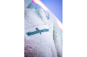 Image of Woodpecker Teddy Fleece Hoodie, Cream, S, WPU002A-CRE-S