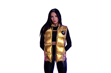 Image of Woodpecker Vest, Gold, S, WPU001-GOL-S