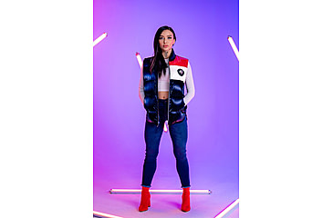 Image of Woodpecker Vest, Red Winged/Navy Red White, S, WPU001-RW-S