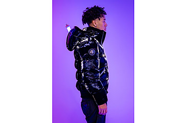 Image of Woodpecker Woody Bomber Jacket - Mens, Firebird Black, XL, WPM001-FB-XL