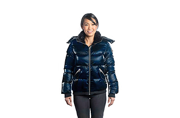 Image of Woodpecker Woody Bomber Jacket - Women's, All Wet Navy, XLarge, WPW006-AWN-XL