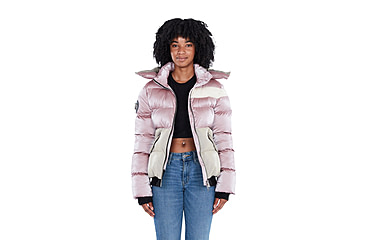 Image of Woodpecker Woody Bomber Jacket - Womens, Arctic Rose, Small, 688130588669