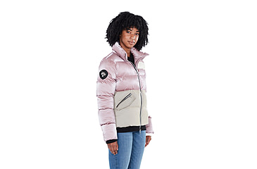 Image of Woodpecker Woody Bomber Jacket - Womens, Arctic Rose, Small, 688130588669