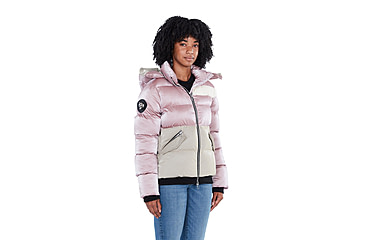 Image of Woodpecker Woody Bomber Jacket - Womens, Arctic Rose, Small, 688130588669