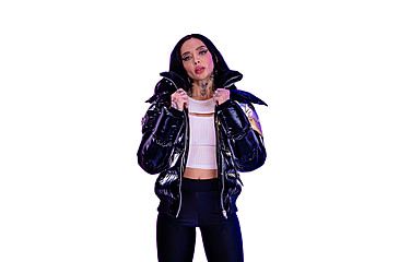 Image of Woodpecker Woody Bomber Jacket - Women's, Firebird, Medium, WPW006-FB-M
