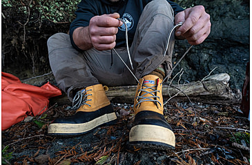 Image of Xtratuf 6in Legacy Lace Boot - Mens, Black/Amber Gold, 10, LLM6-901-TAN-100