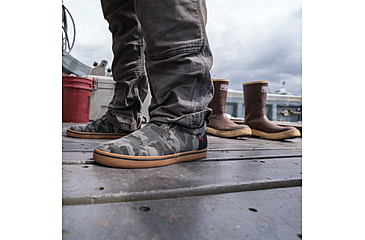 Image of Xtratuf Canvas Sharkbyte Deck Shoe - Mens, Black Camo, 7, XSB-002-BLK-070