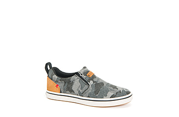 Image of Xtratuf Canvas Sharkbyte Deck Shoe - Womens, Black Camo, 9.5, XSW-002-BLK-095