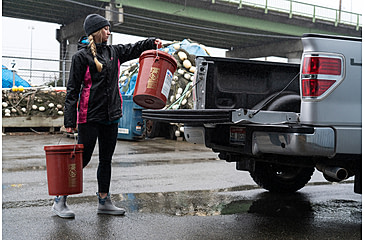 Image of Xtratuf Leather 6 in Ankle Deck Boot - Womens, Gray/Isa Dolphin/Blue Mirage/Waveprint, 6, XWAL-1BG-GRY-060