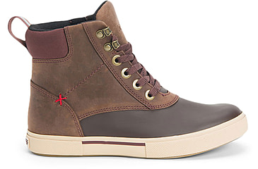 Image of Xtratuf Leather Ankle Deck Boot Lace Shoe - Womens, Brunette/Rum Raisin, 7, LALW-900-BRN-070