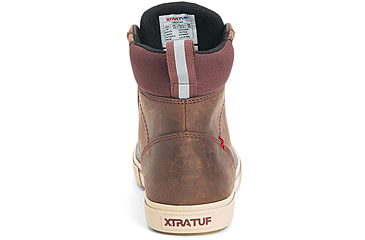 Image of Xtratuf Leather Ankle Deck Boot Lace Shoe - Womens, Brunette/Rum Raisin, 7, LALW-900-BRN-070