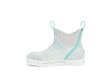 Image of Xtratuf Wheelhouse 6 in Ankle Deck Boot - Womens, Blue Coho Print, 7, XWW-2CH-BLU-070