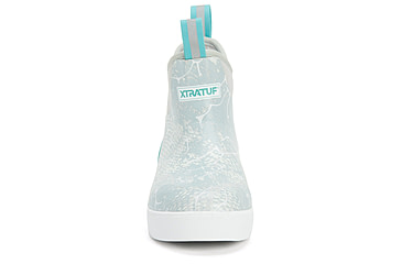 Image of Xtratuf Wheelhouse 6 in Ankle Deck Boot - Womens, Blue Coho Print, 7, XWW-2CH-BLU-070