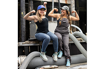 Image of Xtratuf Wheelhouse 6 in Ankle Deck Boot - Womens, Blue Coho Print, 7, XWW-2CH-BLU-070