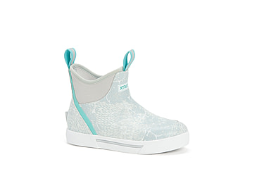 Image of Xtratuf Wheelhouse 6 in Ankle Deck Boot - Womens, Blue Coho Print, 7, XWW-2CH-BLU-070