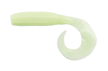 Image of Yamamoto Baits  Single Tail Grub, 20, 4in, Luminuous White, YAM-40-20-038