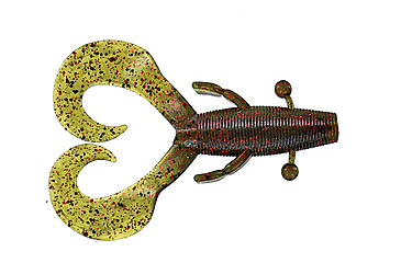 Image of Yamamoto Baits Cowboy Creature Bait, 4in, 7pk, Watermelon Black Red/Light Watermelon, Red/Black, 136-07-955