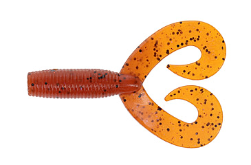 Image of Yamamoto Baits Double Tail Grub, 20, 5in, Fire Craw, YAM-16-20-9003