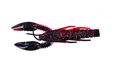 Image of Yamamoto Baits PsychoDad Crawdad Bait, 4in, 5pk, Black &amp; Red, 3K-05-972