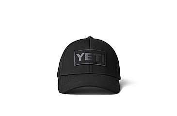 Image of Yeti Core Patch Trucker Hat Black on Black, Black, One Size, 21023005558