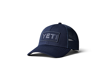 Image of Yeti Core Patch Trucker Hat Navy on Navy, Navy, One Size, 21023005559